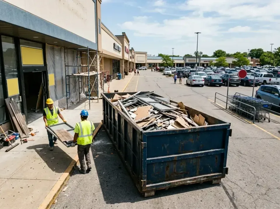 retail-store-renovation-debris-003 — frequently asked questions, Roll-off Dumpster Rentals in Perkasie, PA
